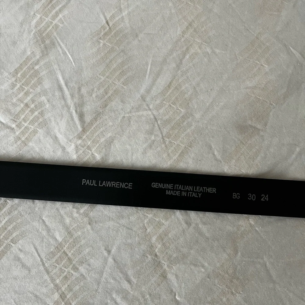 Paul Lawrence 100% Genuine Leather Boy's Belt - Black BRAND NEW WITH TAGS